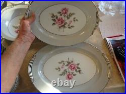 78 Pcs Noritake Arlington 12 Place settings + Serving 1950's Mint Free Ship