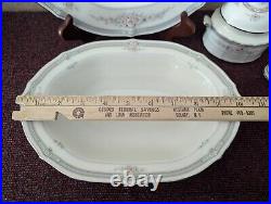 7 pc Noritake ROTHSCHILD Serving Set Platter, Bowl, Sugar & Creamer, Salt/Pepper