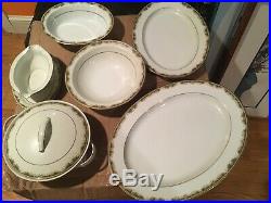 7 pc Serving Set (Platters, bowls) NORITAKE China WARRINGTON pattern 6872 NICE