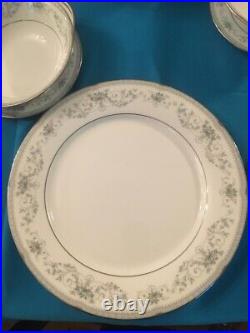 82 PCS SET Made In Japan NORITAKE CHINA 6107 COLBURN With SILVER RIM