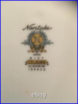82 PCS SET Made In Japan NORITAKE CHINA 6107 COLBURN With SILVER RIM