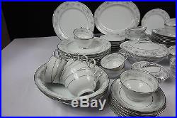 88 Pcs Noritake Colburn 6107 China Set Euc