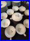 89 Piece Set Noritake Blue/gold Floral Vanessa China Set