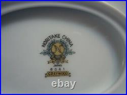 89 Piece Set of Noritake Graywood. 12 places Looks Unused Free shipping