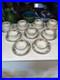 8 Noritake Fine China GOLD CHRISTMAS BALL CUPS & SAUCERS Sets
