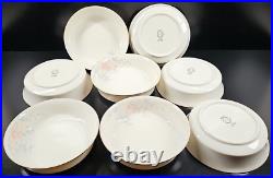 8 Noritake Sweet Surprise Soup Bowls Set Vintage Elegant Floral Table Dishes Lot