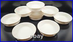 8 Noritake Sweet Surprise Soup Bowls Set Vintage Elegant Floral Table Dishes Lot