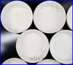 8 Noritake Sweet Surprise Soup Bowls Set Vintage Elegant Floral Table Dishes Lot