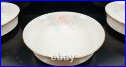 8 Noritake Sweet Surprise Soup Bowls Set Vintage Elegant Floral Table Dishes Lot