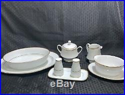 8 Piece Serving Set Contemporary Fine China by Noritake Heritage #2982 VINTAGE