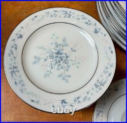 8x Place Settings Noritake China Carolyn 2693, Dinner/Salad/Bread/Cup/Saucer