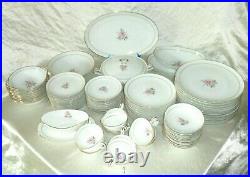 90pc Noritake China 5510 Daryl 6 Piece Place Settings +Serving Pieces
