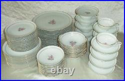 90pc Noritake China 5510 Daryl 6 Piece Place Settings +Serving Pieces