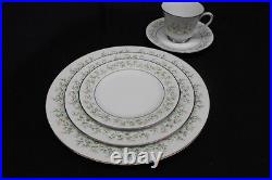 91 Pc Noritake Fine China SAVANNAH Floral #2031, 5 Pc Service for 20, Japan 164