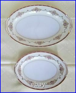 91 Piece Noritake Nippon Toki Kaisha Full Dinner Service Set for 12 Date 1947