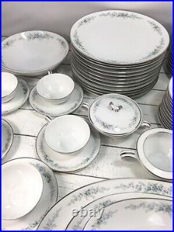 92 Piece set of Noritake Roseberry China Service For 12 Plus Serving Dishes