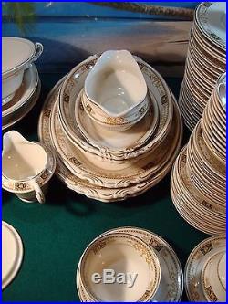 93 Piece Set Of Old Ivory Syracuse China Webster, Service For 12