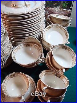 93 Piece Set Of Old Ivory Syracuse China Webster, Service For 12