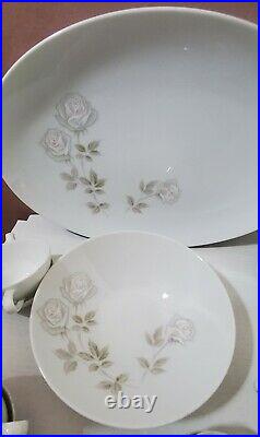 96 piece vintage Noritake china kitchen bowls dinnerplate sets 6343 Edenrose