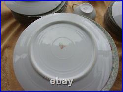 ANTIQUE NIPPON NORITAKE MORIMURA BRO. THE FLAMENGO 8 Place Settings of 6 Pieces