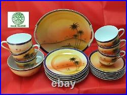 Vintage Art Deco Kokura Noritake Japanese Coffee Set 