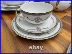 Antique 42pcs Noritake LAUREATE #61235, 1920s China Set, Made In Japan, EUC