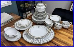 Antique 42pcs Noritake LAUREATE #61235, 1920s China Set, Made In Japan, EUC