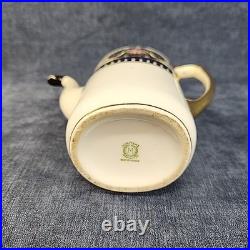 Antique 6-Piece Noritake Hand Painted Cobalt Pheasant Demitasse Coffee Set u-11H