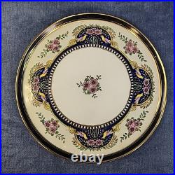 Antique 6-Piece Noritake Hand Painted Cobalt Pheasant Demitasse Coffee Set u-11H