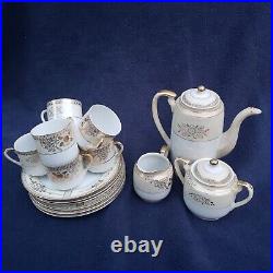 Antique Chikaramachi/Noritake China Tea Set. 1920s. Collectors. Hand Painted