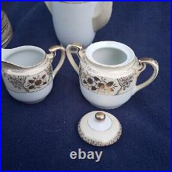 Antique Chikaramachi/Noritake China Tea Set. 1920s. Collectors. Hand Painted