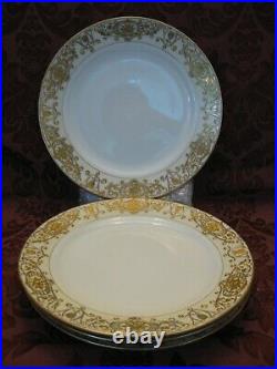 Antique Noritake 175 Christmas Ball China 10 Dinner Plates Set of 4 Nice