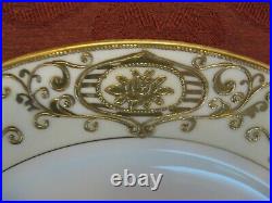 Antique Noritake 175 Christmas Ball China 10 Dinner Plates Set of 4 Nice