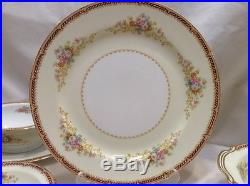 Antique Noritake China Dinnerware Set With Serving Dishes Plates Cups Bowls RARE