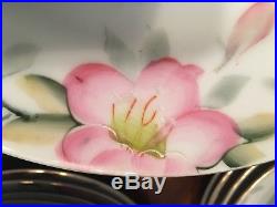Antique Noritake Hand Painted China Azalea Blooms Pattern #19322 Set of 60 pcs