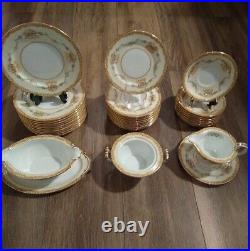 Antique Noritake MIRABELLE China #3843 Morimoto Japan Porcelain Set of 40