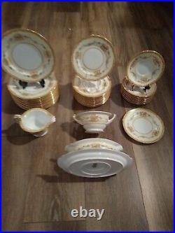 Antique Noritake MIRABELLE China #3843 Morimoto Japan Porcelain Set of 40