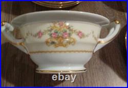 Antique Noritake MIRABELLE China #3843 Morimoto Japan Porcelain Set of 40