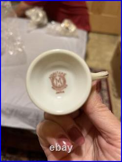 Art Deco Noritake China Vintage Coffee Tea Set Demitasse Cup Saucer Gilded 18pc