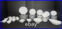 Beautiful Noritake Roseberry China Set Service For 10 plus serving pieces