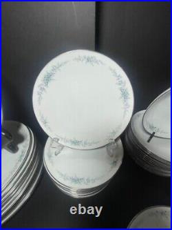 Beautiful Noritake Roseberry China Set Service For 10 plus serving pieces