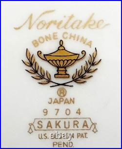 Beautiful Noritake Sakura Pattern 9704 Rimmed Bowls. Set of 12. Made in Japan