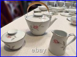 Beautiful Noritake Snack Plates With Cups & Teaset -6 Set. Made In JAPAN