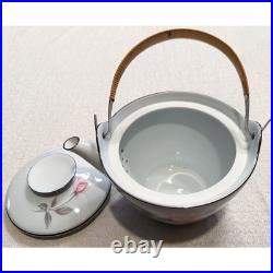 Beautiful Noritake Snack Plates With Cups & Teaset -6 Set. Made In JAPAN