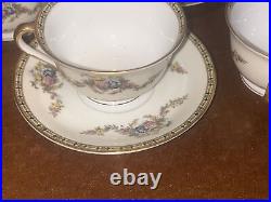 Beautiful Rare Noritake China N4353 46 Piece Minor scuffs in glaze 100 years old