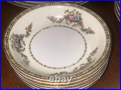 Beautiful Rare Noritake China N4353 46 Piece Minor scuffs in glaze 100 years old