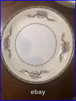 Beautiful Rare Noritake China N4353 46 Piece Minor scuffs in glaze 100 years old