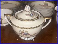 Beautiful Rare Noritake China N4353 46 Piece Minor scuffs in glaze 100 years old