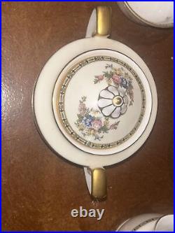 Beautiful Rare Noritake China N4353 46 Piece Minor scuffs in glaze 100 years old