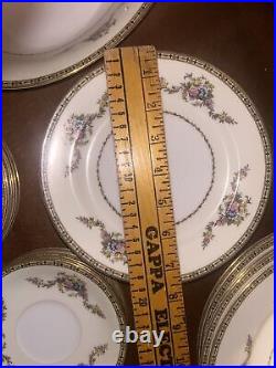 Beautiful Rare Noritake China N4353 46 Piece Minor scuffs in glaze 100 years old